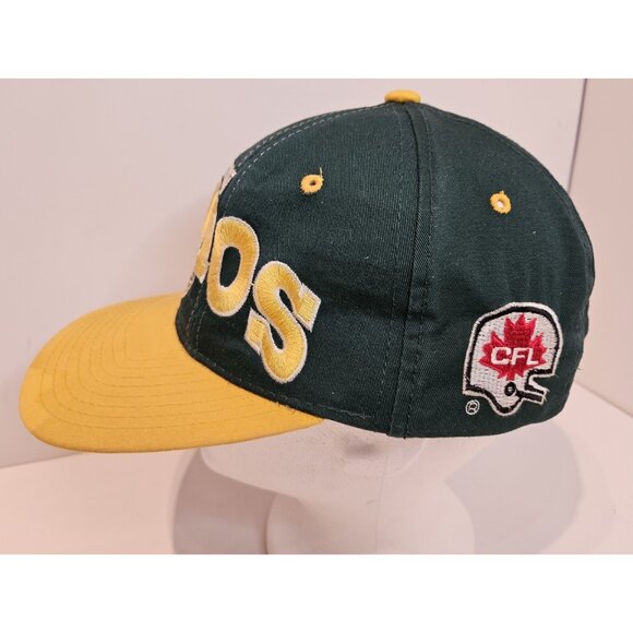 VTG 90s Edmonton Eskimos Starter Hat Fabric Adjustable Strap Polar Bear Rare - Picture 4 of 11